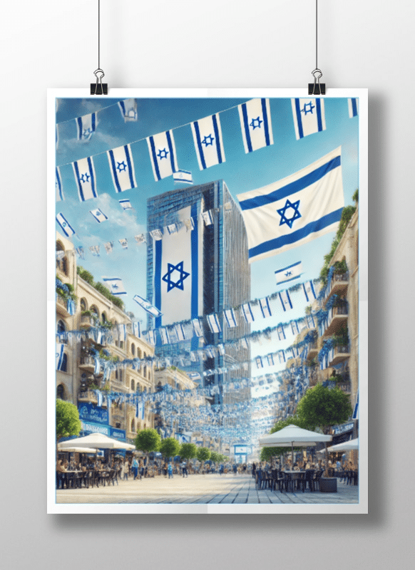 פוסטר 100X70 בעיצוב אישי - מוצרים בהתאמה אישית - חנות הדגל