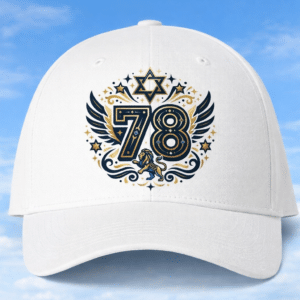 כובע יום העצמאות 78 - מוצרי יום העצמאות - חנות הדגל