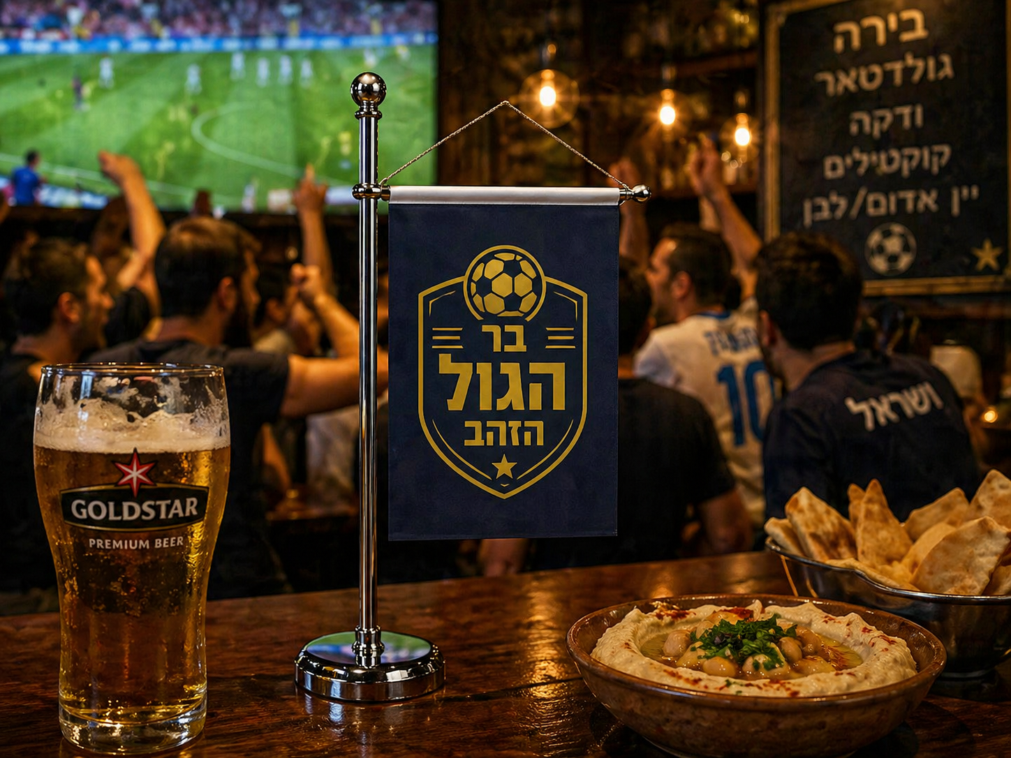דגלון שולחני בעיצוב אישי למונדיאל 2026