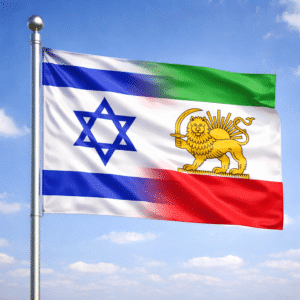 דגל ישראל משולב איראן